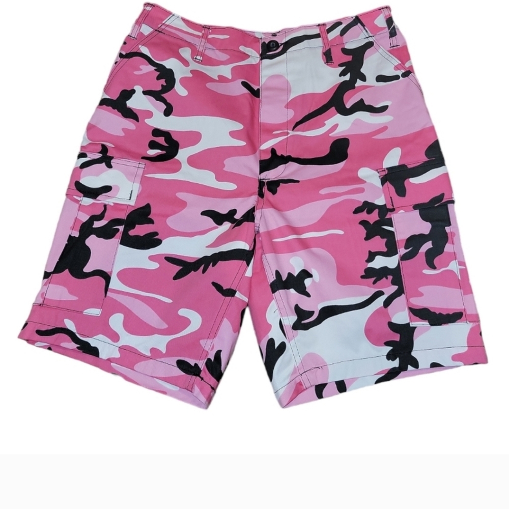 Pink and black camo combat shorts! NWT! Size small! By Rothco BDU